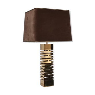 "Building" lamp in brass from the 70s