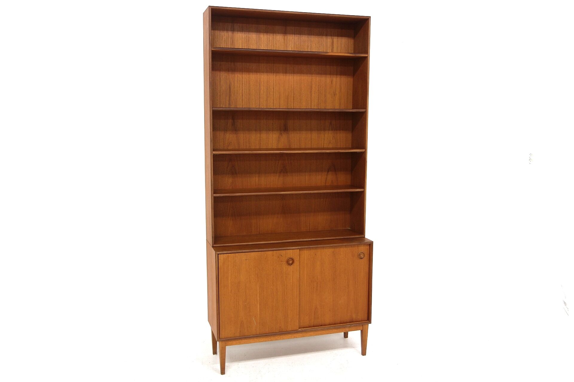 Teak library, Bränntorps, Sweden, 1960