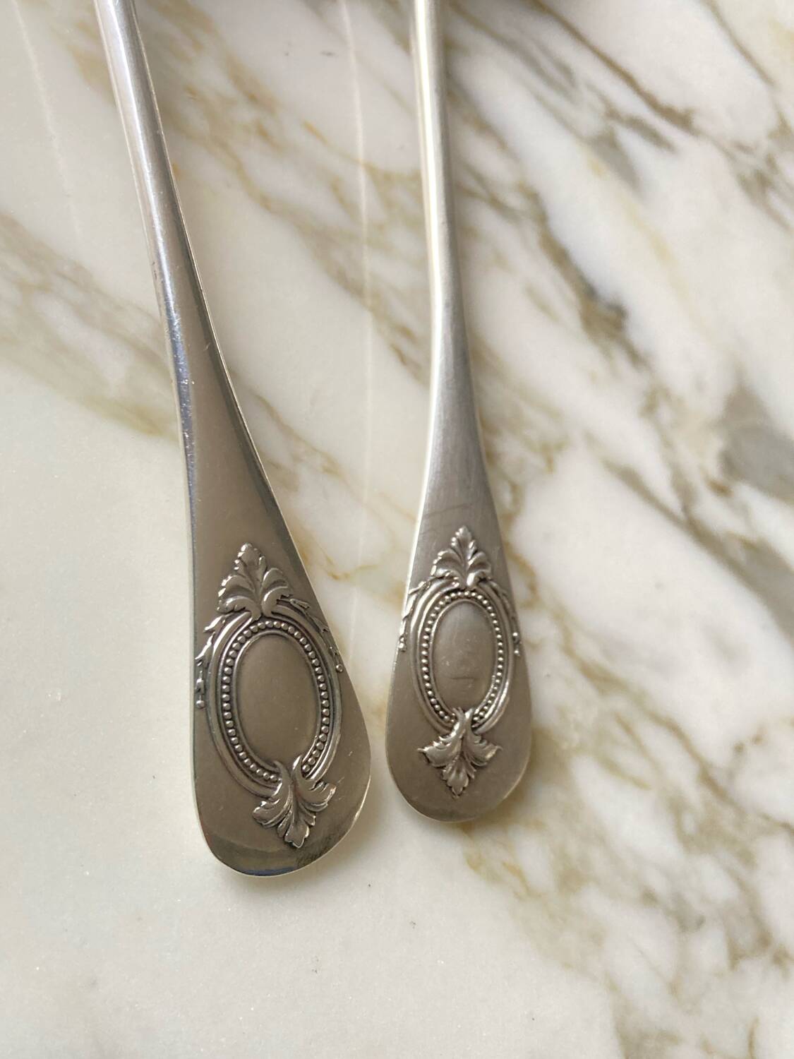 Antique Ercuis sprinkler spoons and strawberries