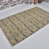 Geometric Vintage Oushak Floor Rug sku 1563