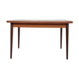 Table à manger extensible en teck, Pays-Bas des années 1960