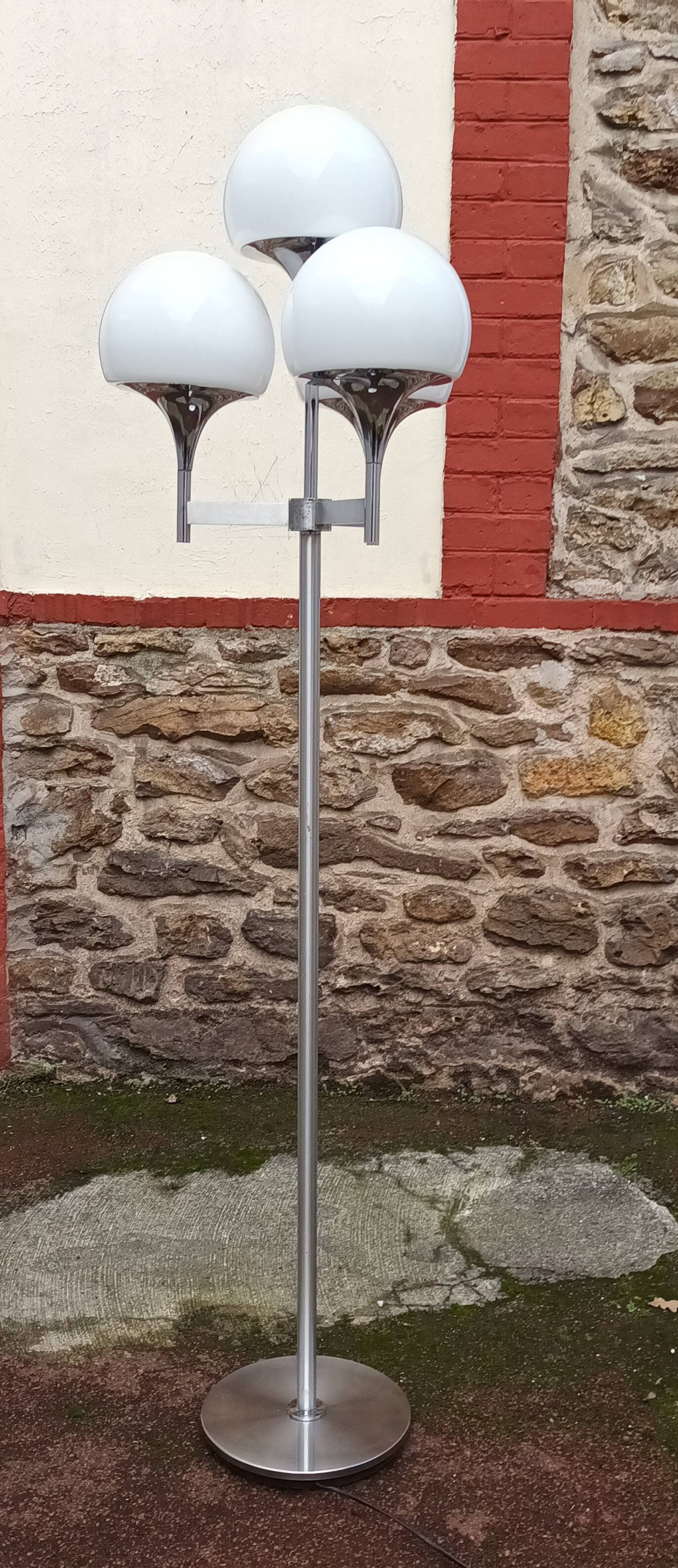 Four-light floor lamp by Gaetano Sciolari, 1970s