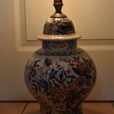 BIG LAMP IN DELFT DE DELFT polychrome decoration THE PARIS LAMPE