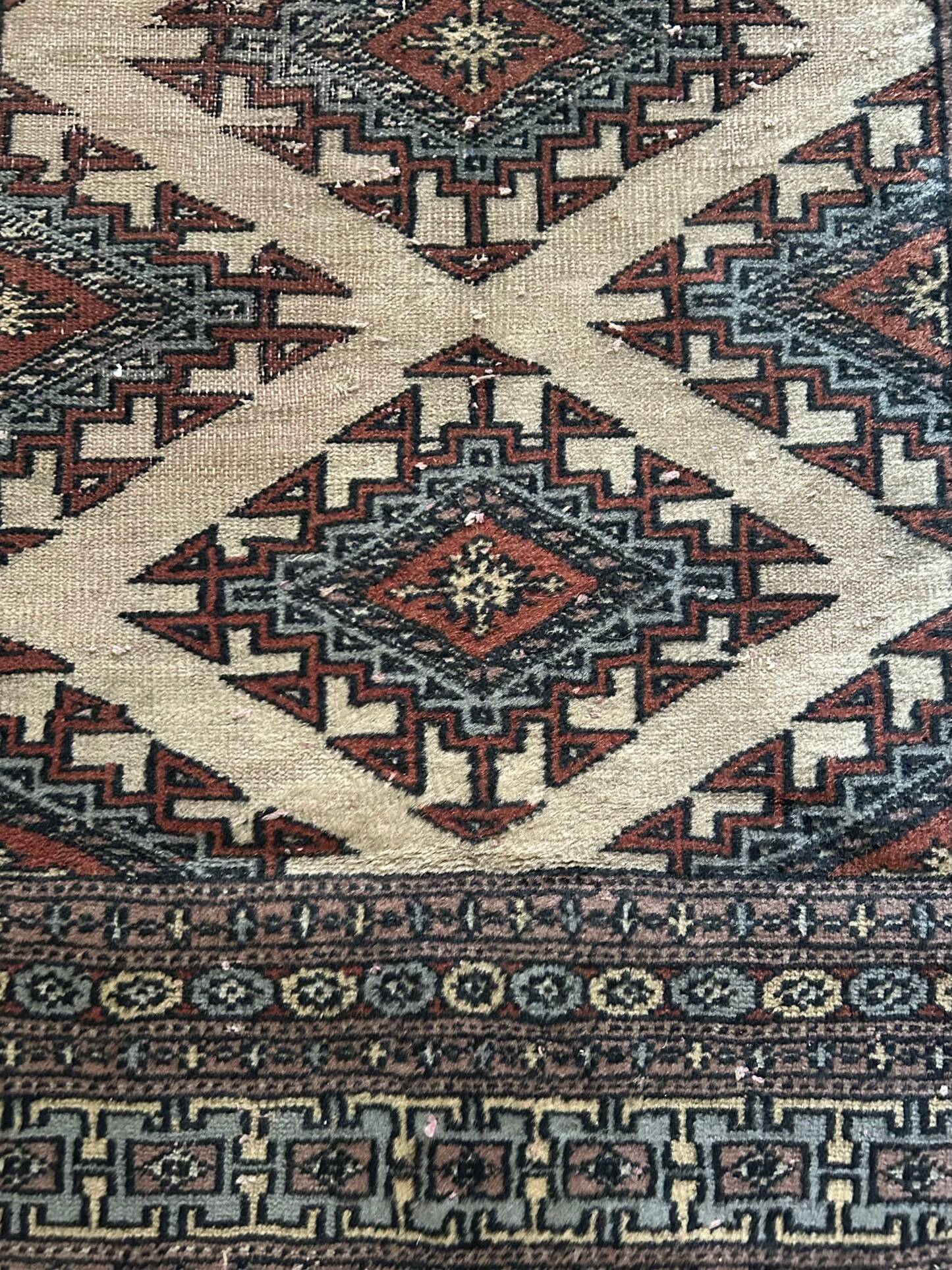vintage oriental rug 159/94cm