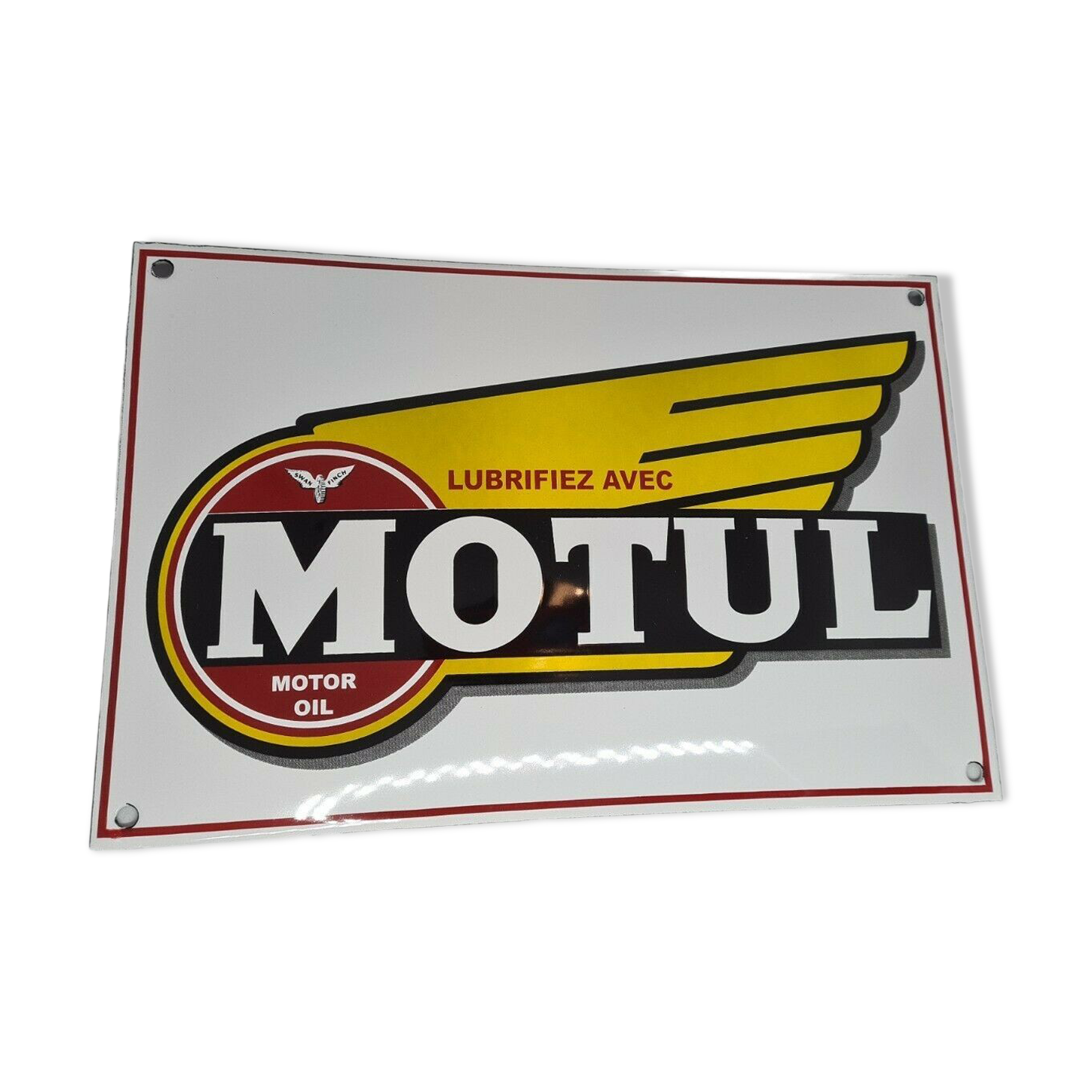 MOTUL oil enamel plate