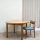 Table de repas ronde en pin
