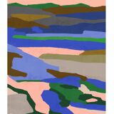 La vallée des couleurs - Tirage d'art en édition limitée A4