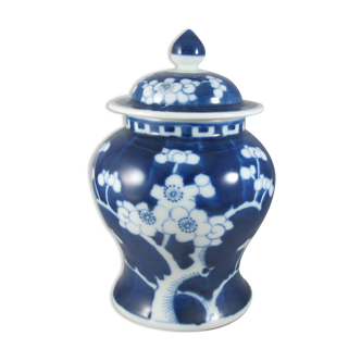 Jar lid blue white Chinese China