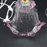 Set of 2 of Pink table lamps in Murano glass