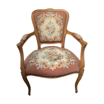 Chaise vintage rembourrée