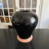 large glazed ceramic vase