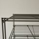 Free-standing industrial shelf with a metal structure, 4 shelves, 1960s, Germany.