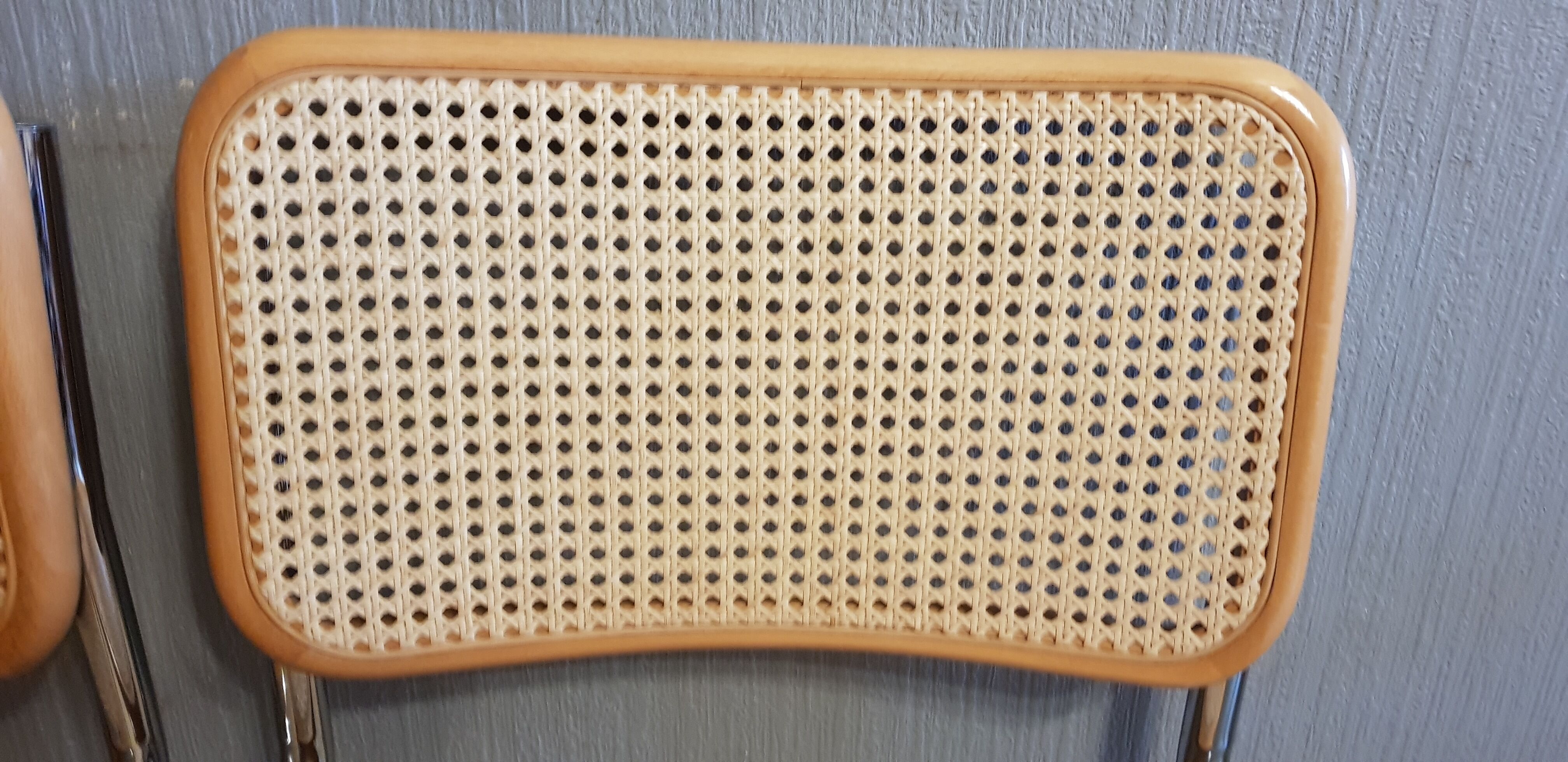 Pair of chairs Marcel Breuer B32 model cesca