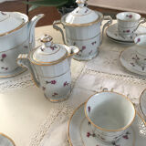 Service café porcelaine