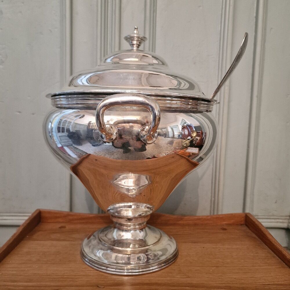Vintage silver metal punch cup