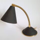 Brass casserole lamp 50s