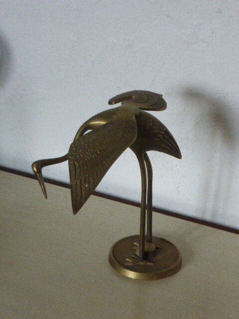 Brass heron, 1960s