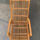 Mid-century German rattan rocking chair from Deutschen Werkstätten Hellerau, 1960s.