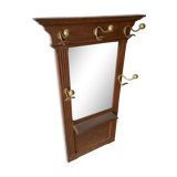 Cloakroom Coat rack with vintage mirror