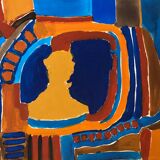 Abstract Gouache on paper