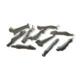 Art Deco animal knife holders