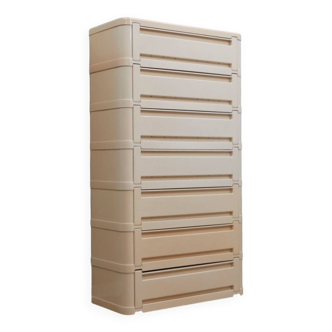 Kartell 4963 modular storage system by Olaf Von Bohr 1970s