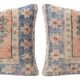 Set of 2 vintage Turkish cushion covers 61x61 cm