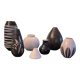 Series of 7 vintage ceramic vases 60s-70s