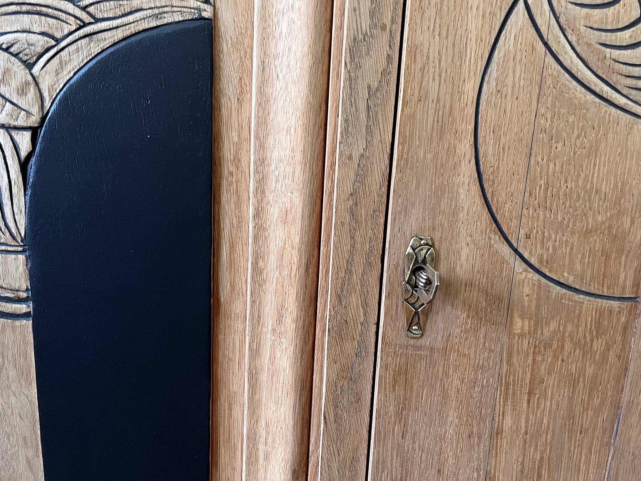 Art Deco sideboard marble top