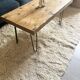 Large vintage carpet 100% pure wool Flokati with long pile from the 60s-70s.