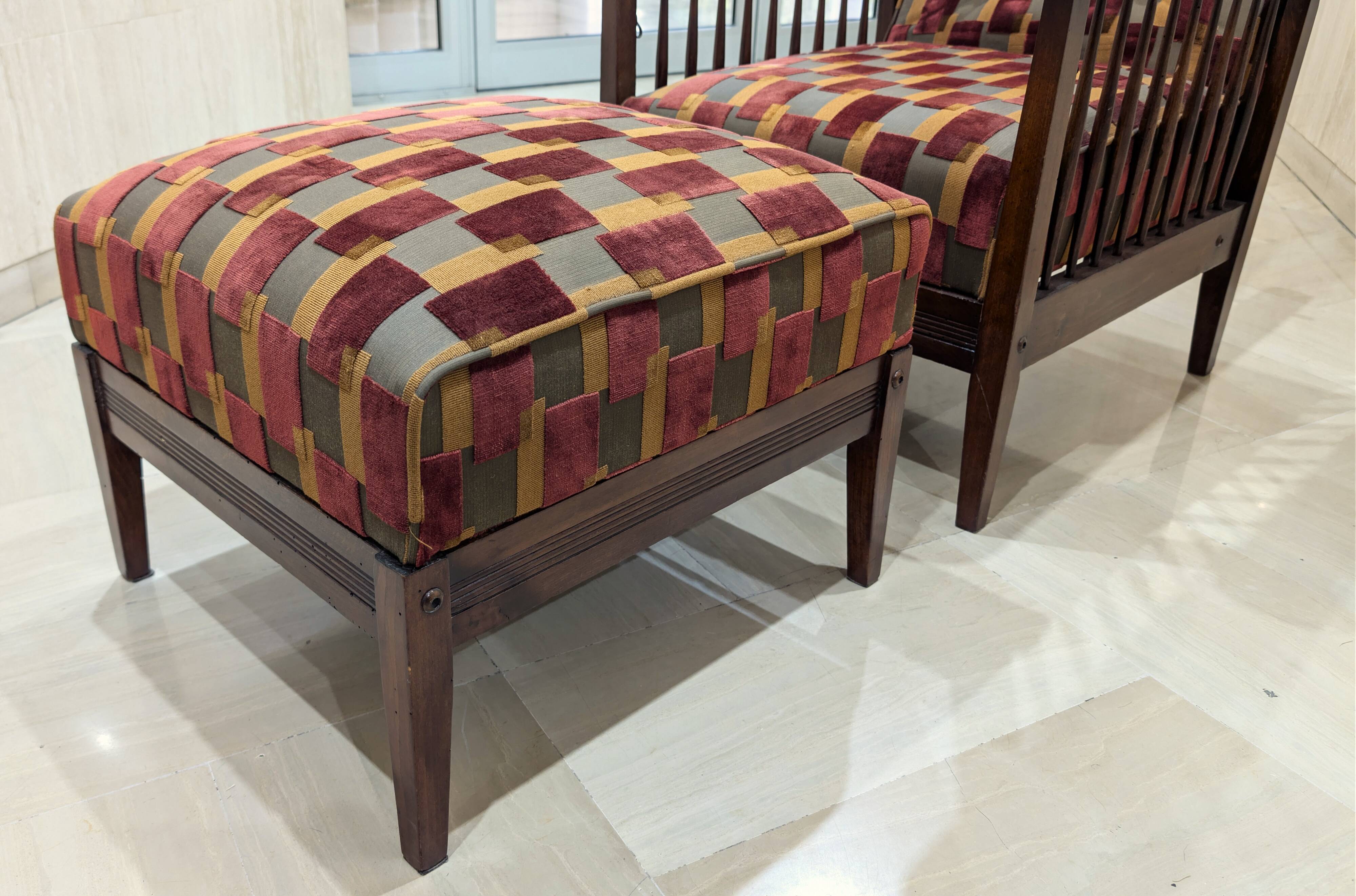 Armchair from the early 20th century signed Consortium Potacol.