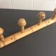 Bamboo-style wooden patère 30/40
