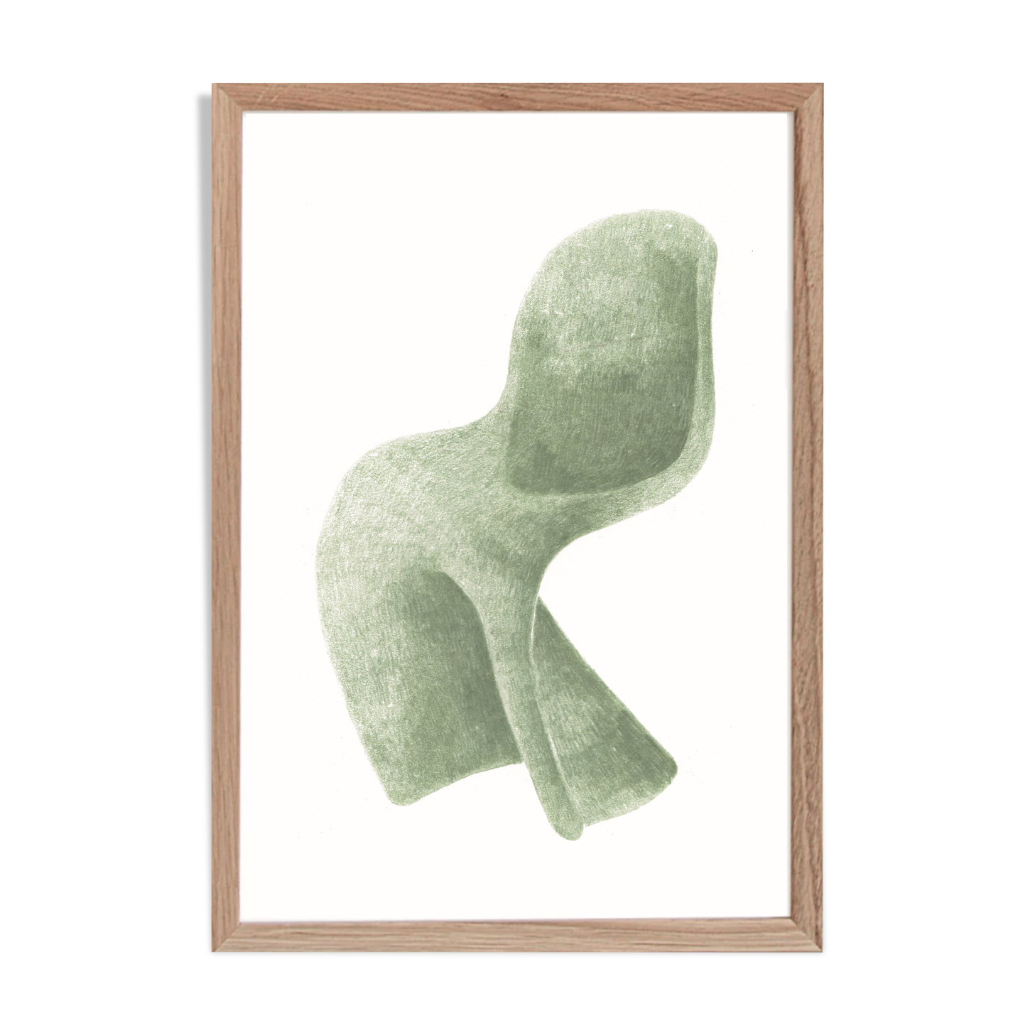 Llustration "panton chair"