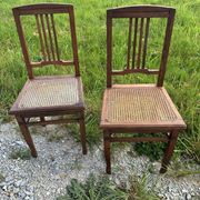 Art Nouveau chair pair