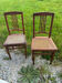 Art Nouveau chair pair