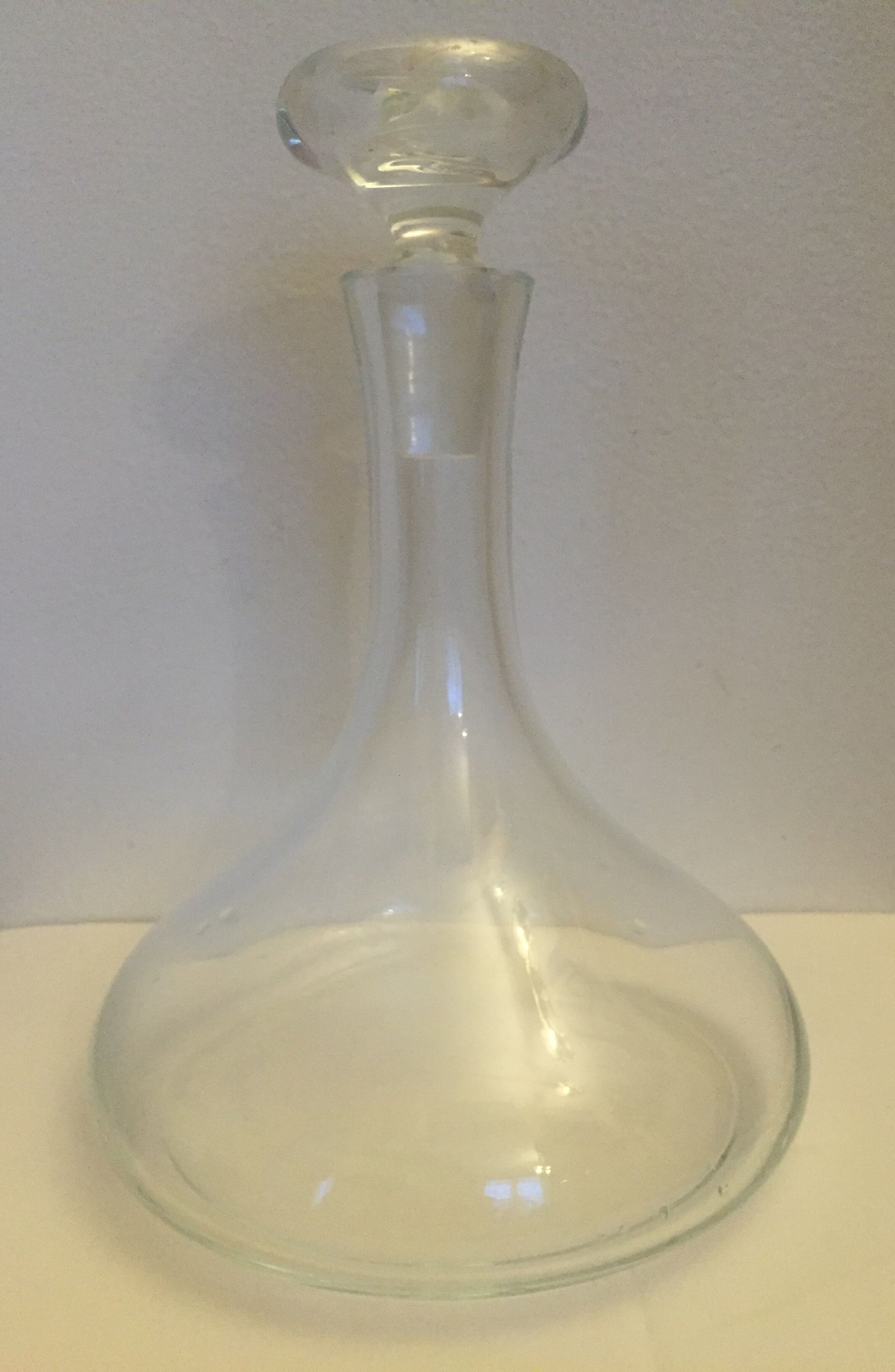 La Rochère crystal decanting carafe