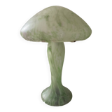 Lampe champignon vintage en pâte de verre