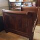 Old solid mahogany boat bed