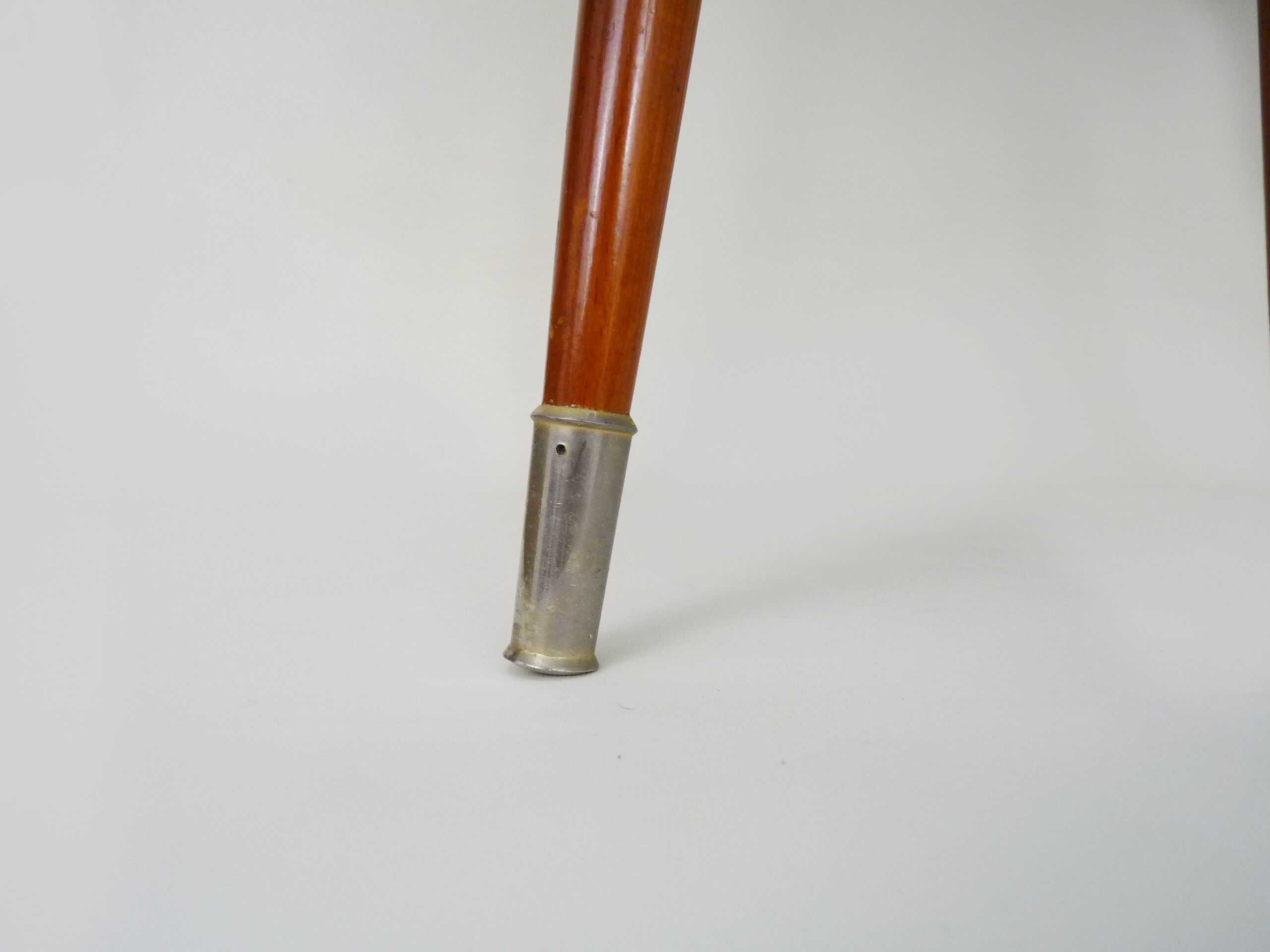 Pair of chairs moumoute wooden compass legs year 60