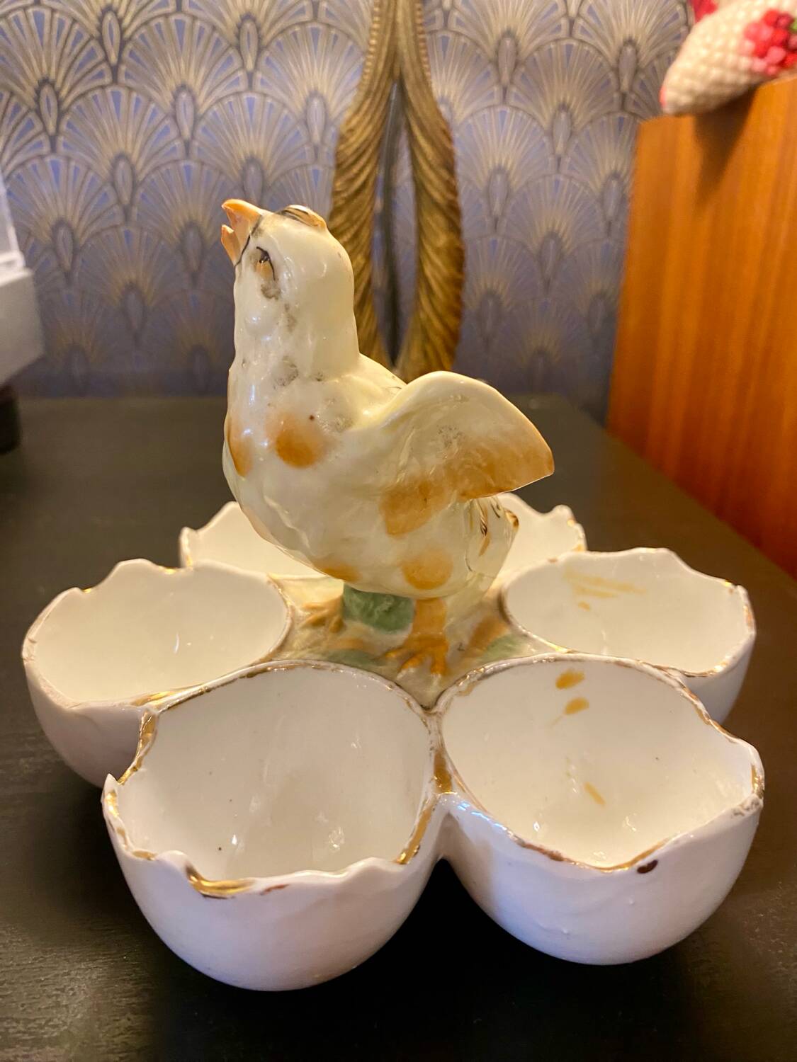 Old ceramic egg cup