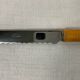 Bread knife with bamboo handle