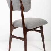 Grey Bouclé Chair from the 20th Century, 1960s