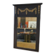 1930s Art Deco solid oak and beveled glass mirror