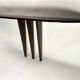Mid-Century Italian Wooden Wall-Mounted Console Table in the style of Ulrich, 1950s