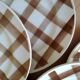 6 assiettes à dessert Moulin des Loups vintage  Ecossais