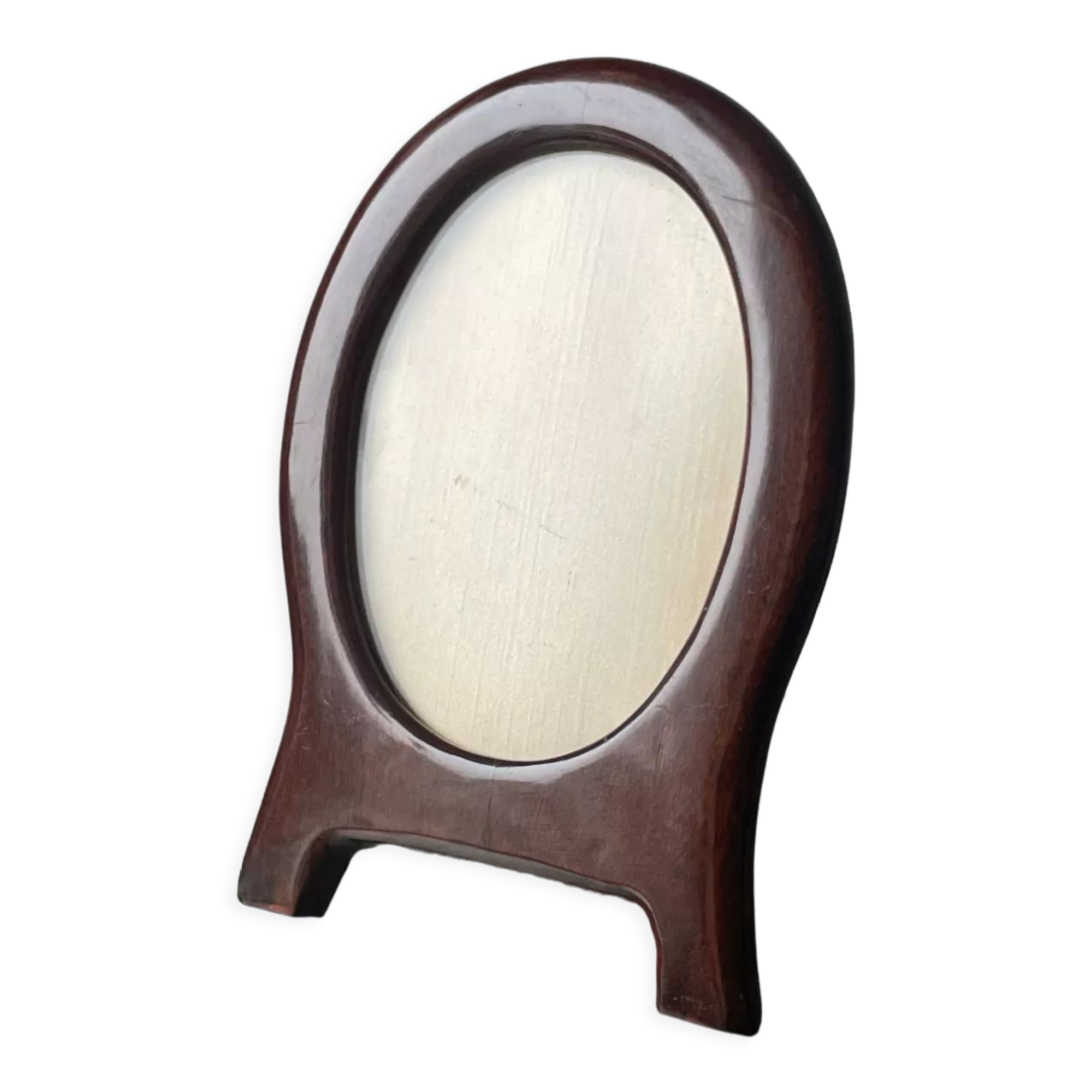 Vintage art deco style mahogany wooden frame measurements 17 cm x 12 cm