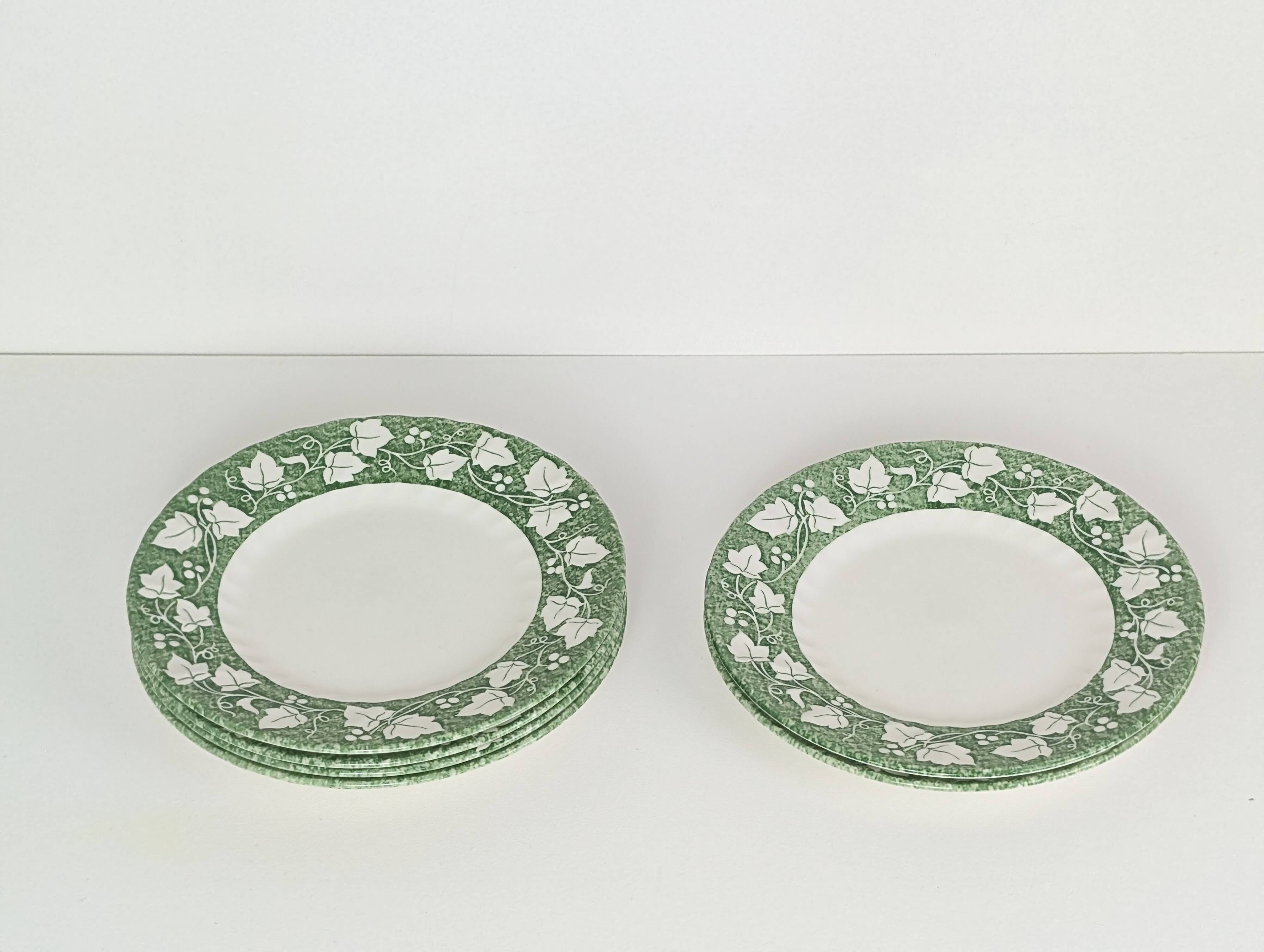 6 Churchill English dessert plates