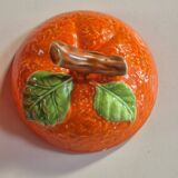 retro vintage orange slip box