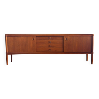 Enfilade danoise vintage en teck par H.W. Klein pour Bramin, années 60