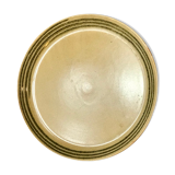 Round dish Sandstone Sarreguemines 70s